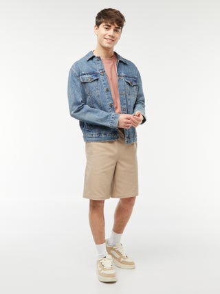 Bermudas chiques de corte direito