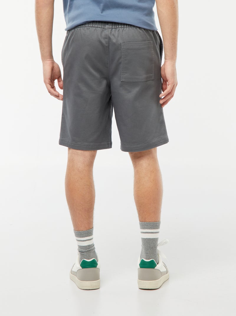 Bermudas chiques de corte direito CINZA - Kiabi