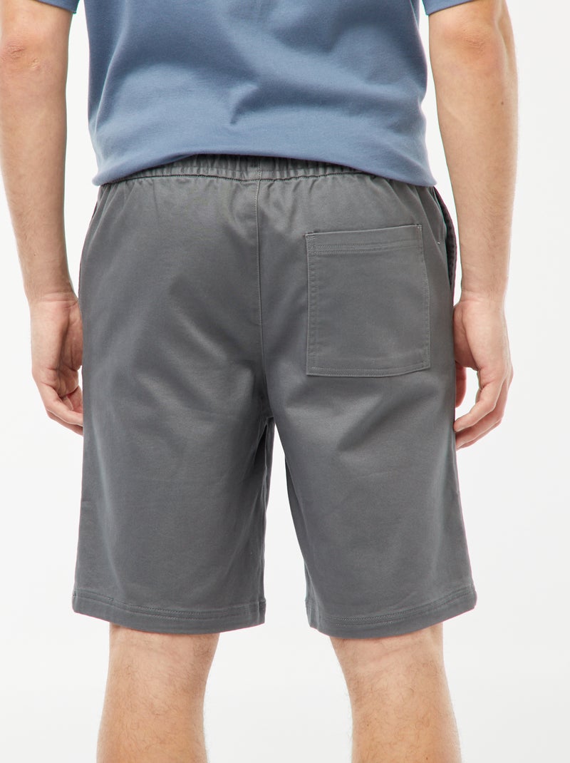 Bermudas chiques de corte direito CINZA - Kiabi