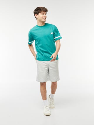 Bermudas chiques de corte direito