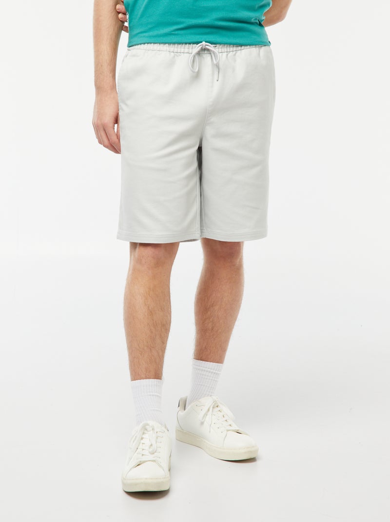Bermudas chiques de corte direito CINZA - Kiabi