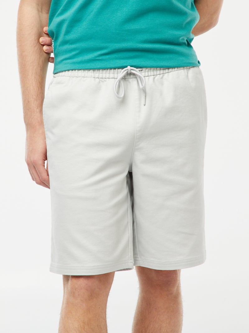 Bermudas chiques de corte direito CINZA - Kiabi
