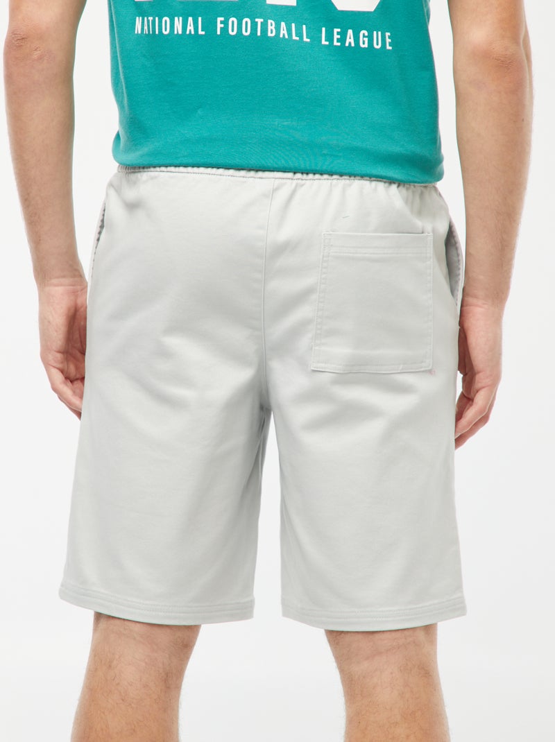 Bermudas chiques de corte direito CINZA - Kiabi