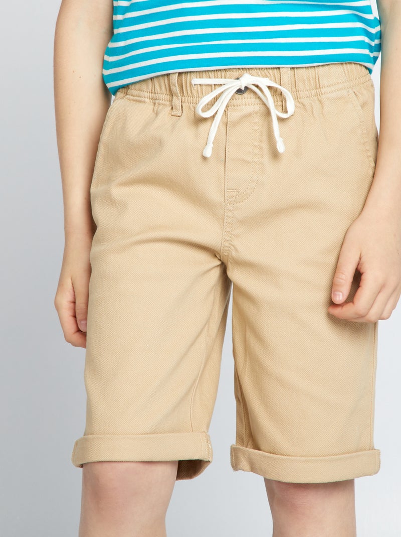 Bermudas coloridas - So Easy BEGE - Kiabi