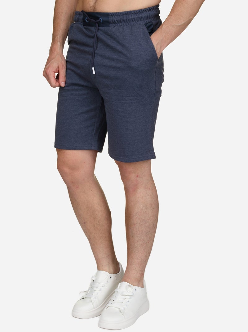 Bermudas com atacadores - Torrente Azul escuro - Kiabi