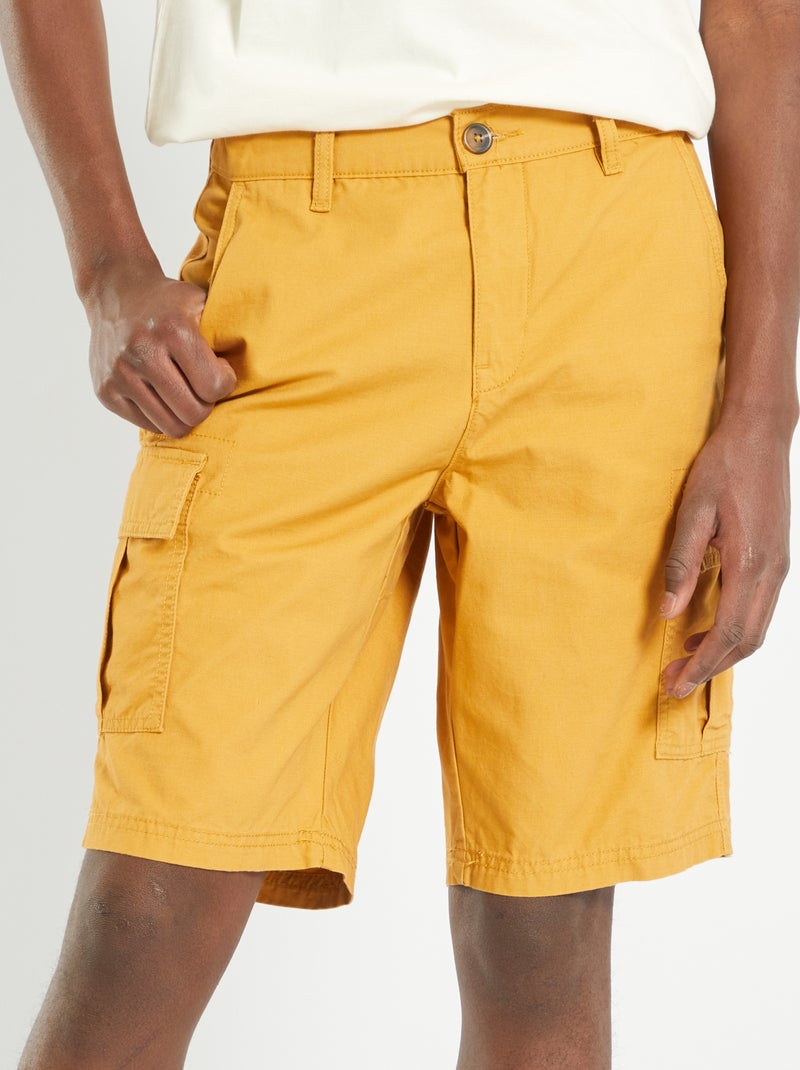 Bermudas com bolsos battle BEGE - Kiabi