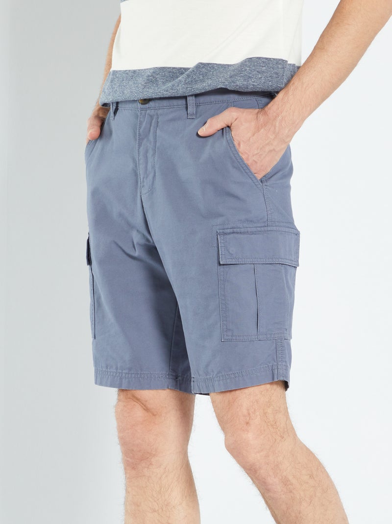 Bermudas com bolsos battle CINZA - Kiabi