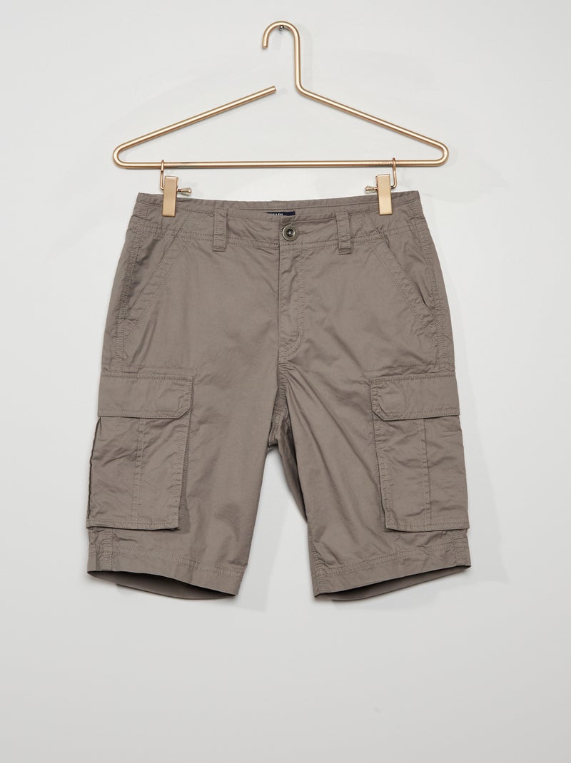 Bermudas com bolsos battle CINZA - Kiabi