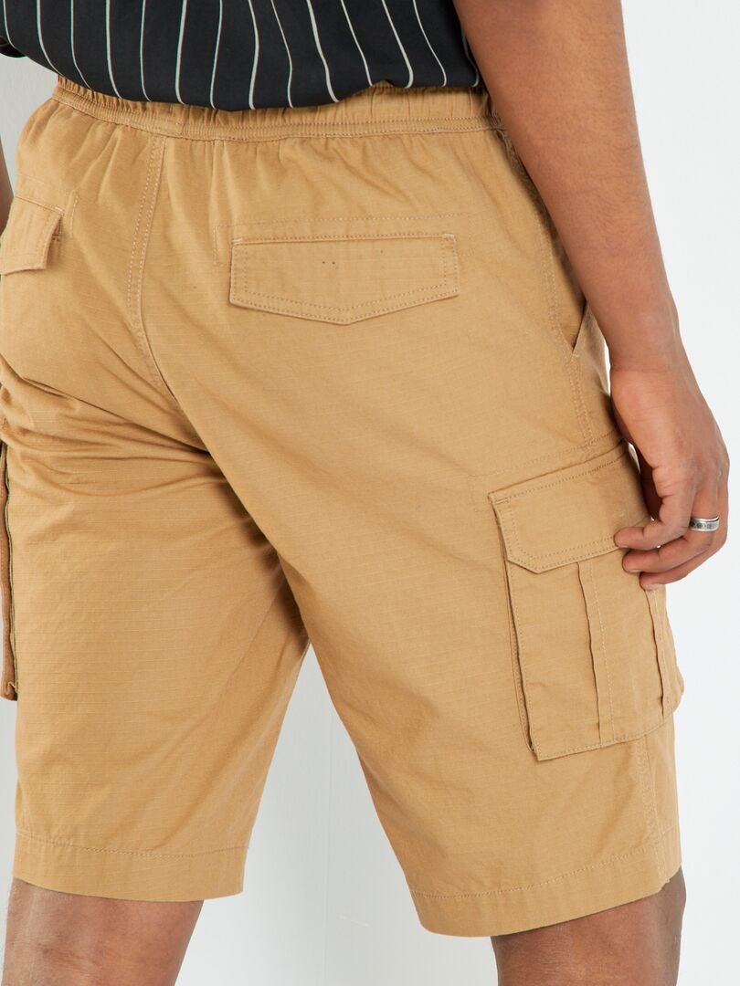 Bermudas Com Bolsos Cargo Bege Kiabi