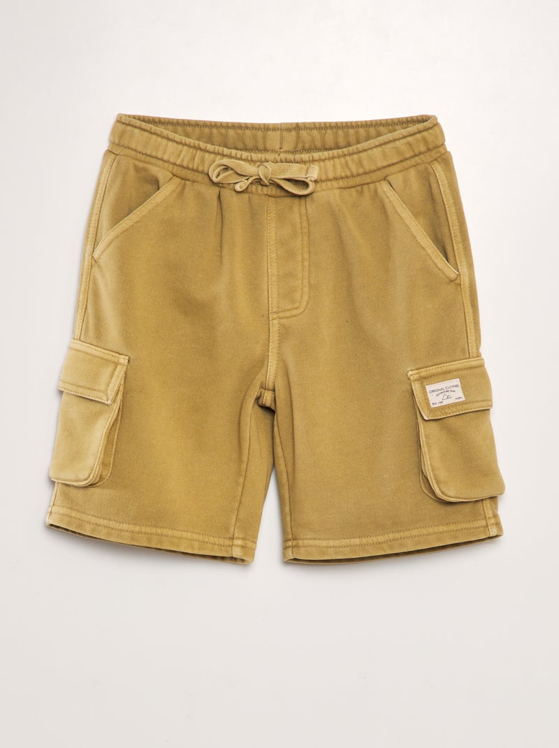 Bermudas com bolsos nos lados AMARELO - Kiabi