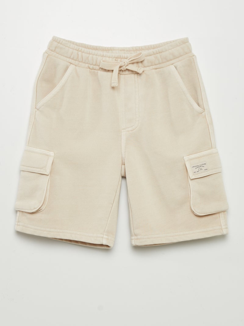 Bermudas com bolsos nos lados CINZA - Kiabi