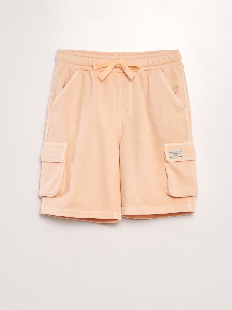 Bermudas com bolsos nos lados LARANJA - Kiabi