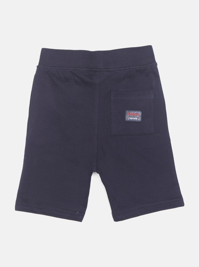 Bermudas com cintura elástica - redskins Azul escuro - Kiabi