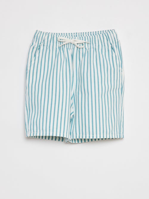 Bermudas com cintura elástica - Kiabi