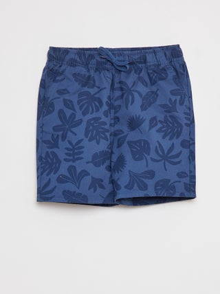 Bermudas com cintura elástica