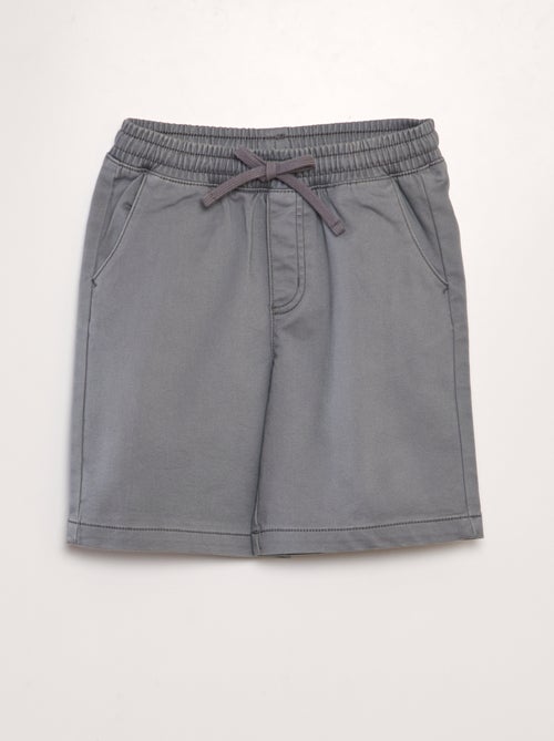 Bermudas com cós elástico - Kiabi