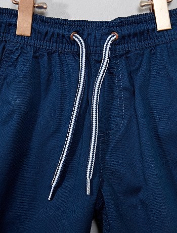 Bermudas com faixas laterais - Kiabi