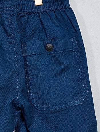 Bermudas com faixas laterais - Kiabi