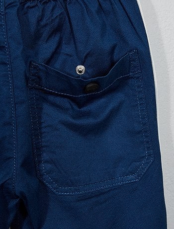 Bermudas com faixas laterais - Kiabi