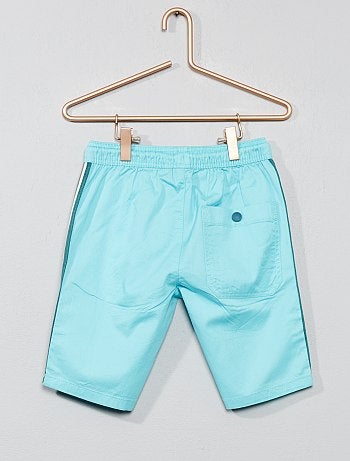 Bermudas com faixas laterais - Kiabi