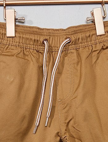 Bermudas com faixas laterais - Kiabi