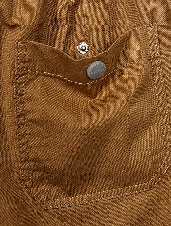 Bermudas com faixas laterais - Kiabi