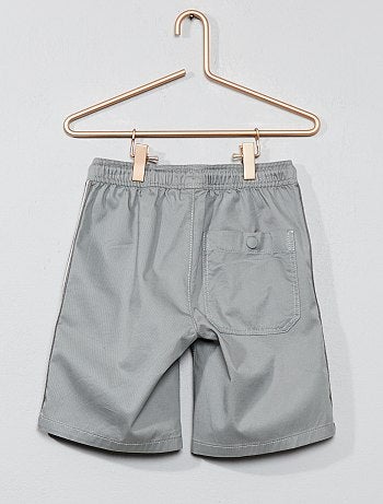 Bermudas com faixas laterais - Kiabi