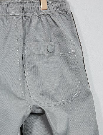 Bermudas com faixas laterais - Kiabi