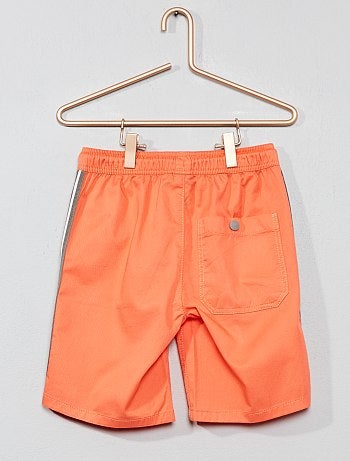 Bermudas com faixas laterais - Kiabi