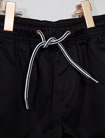 Bermudas com faixas laterais - Kiabi