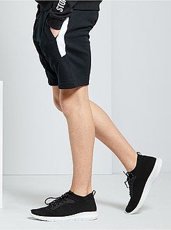 Menino 10-18 anos - Bermudas com faixas - Kiabi