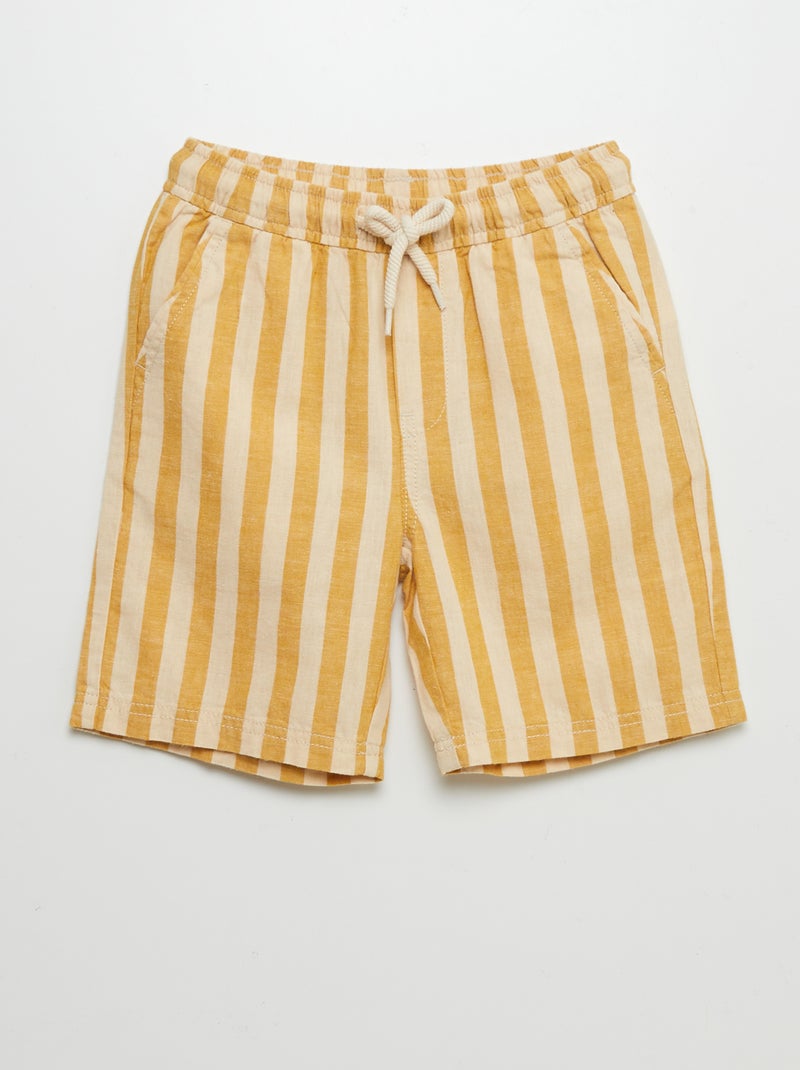 Bermudas com motivo BRANCO - Kiabi