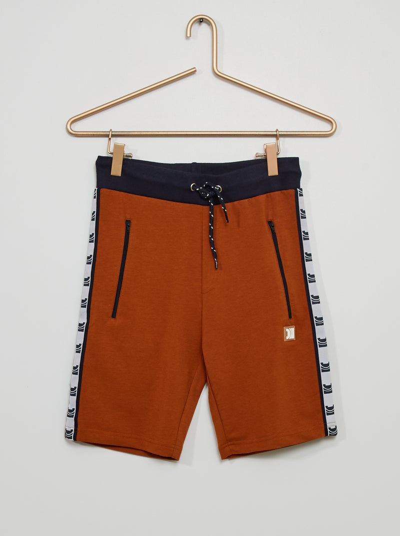 Bermudas de algodão Castanho - Kiabi
