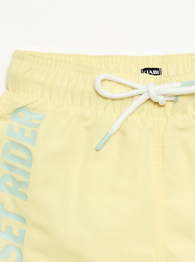 Bermudas de banho Amarelo - Kiabi