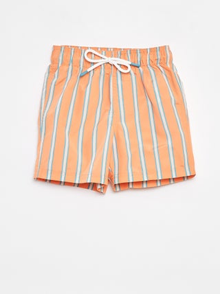 Bermudas de banho às riscas