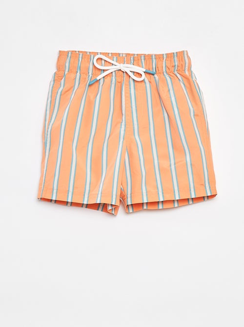Bermudas de banho às riscas - Kiabi