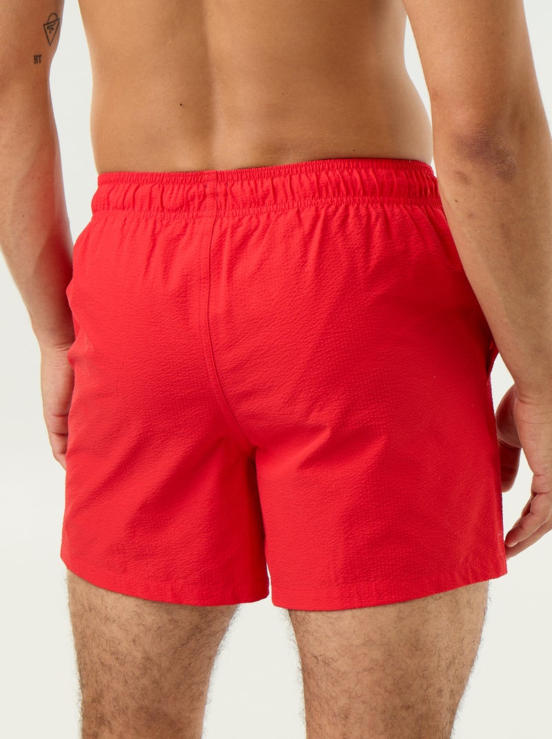 Bermudas de banho com 2 bolsos Vermelho - Kiabi