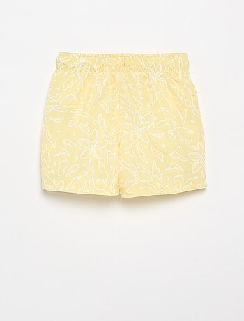 Calções de banho com estampado integral 'mar'