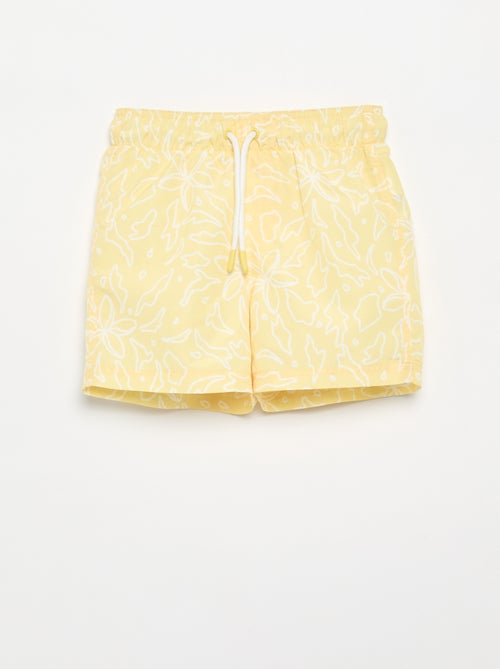 Bermudas de banho com estampado integral 'mar' - Kiabi