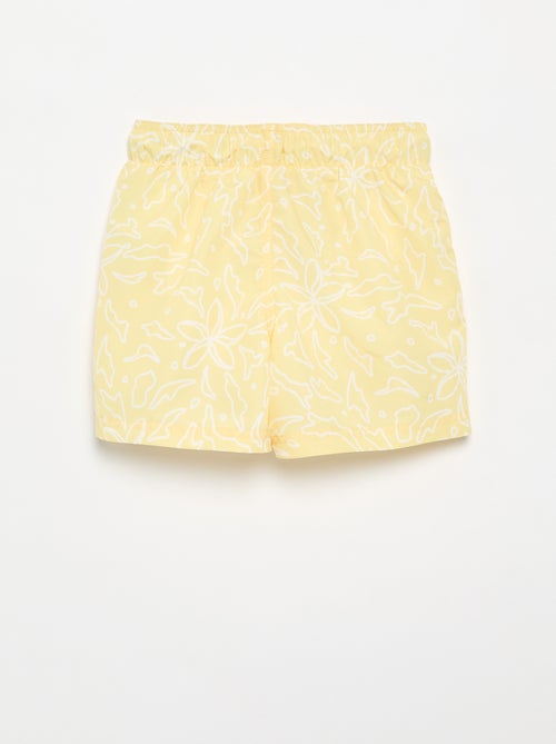 Bermudas de banho com estampado integral 'mar' - Kiabi