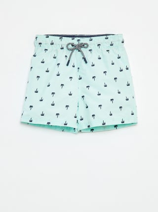 Bermudas de banho com estampado