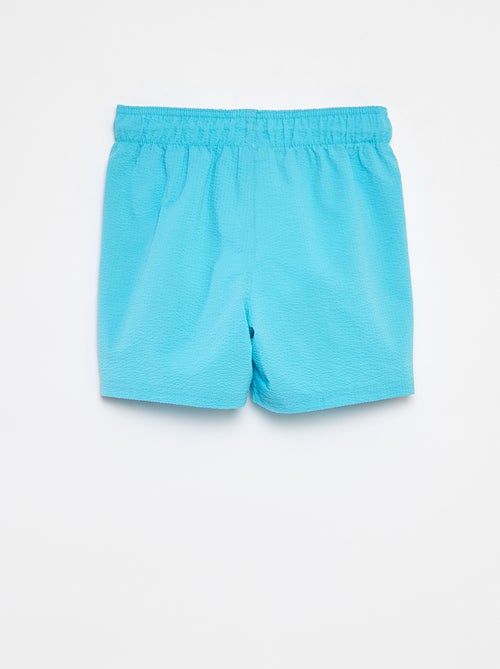 Bermudas de banho lisas com cordões para apertar - Kiabi