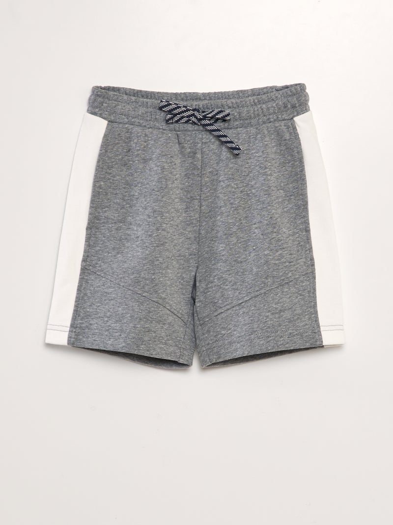 Bermudas de desporto bicolores CINZA - Kiabi