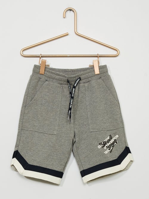 Bermudas de desporto em moletão - Kiabi