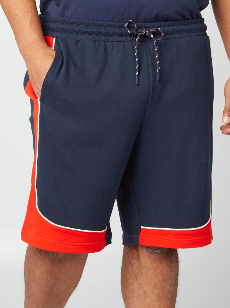 Bermudas de fato de treino bicolores AZUL - Kiabi