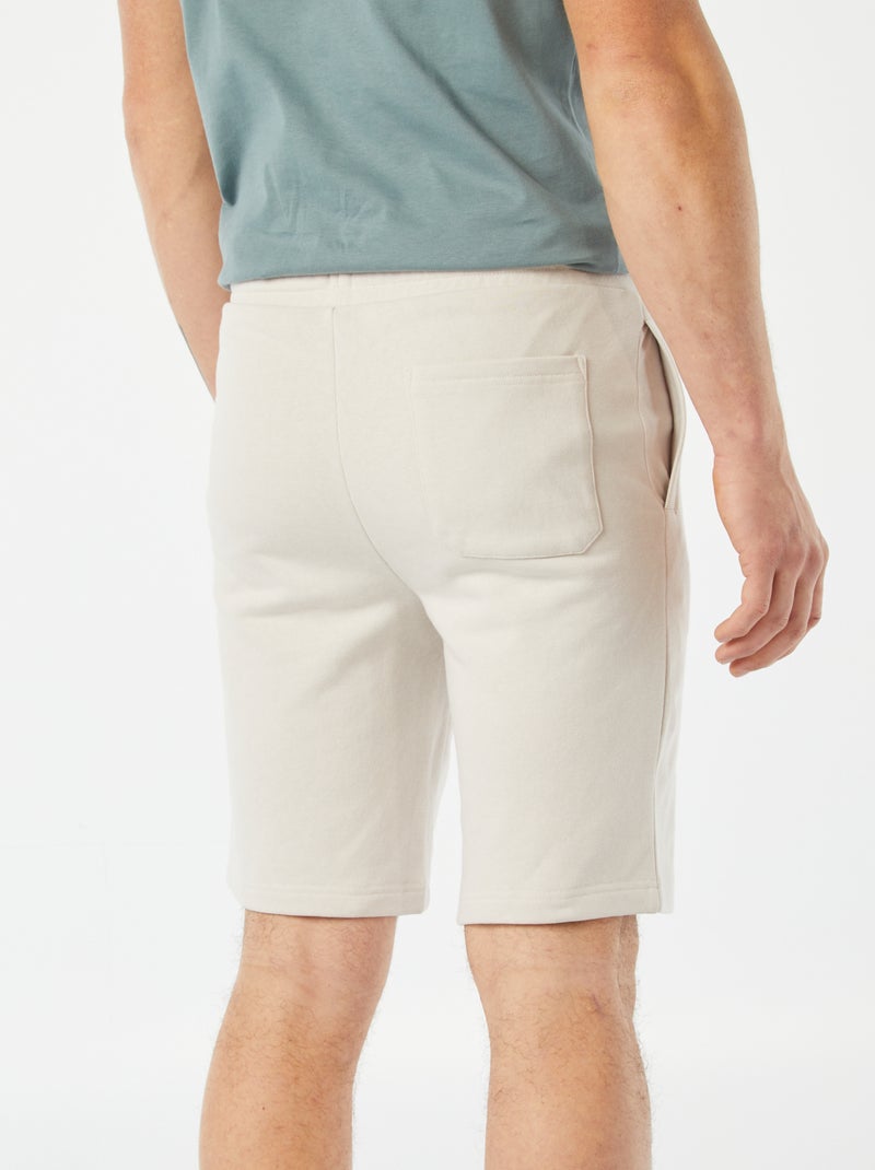 Bermudas de fato de treino lisas CINZA - Kiabi