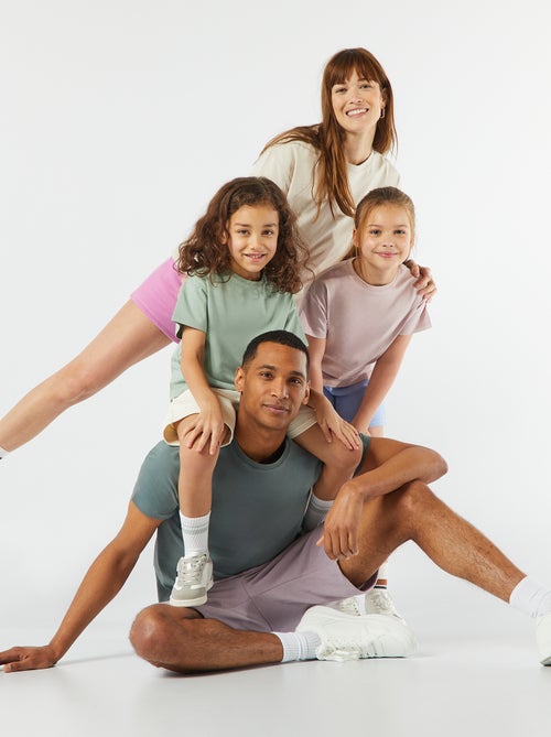 Bermudas de fato de treino lisas - Kiabi