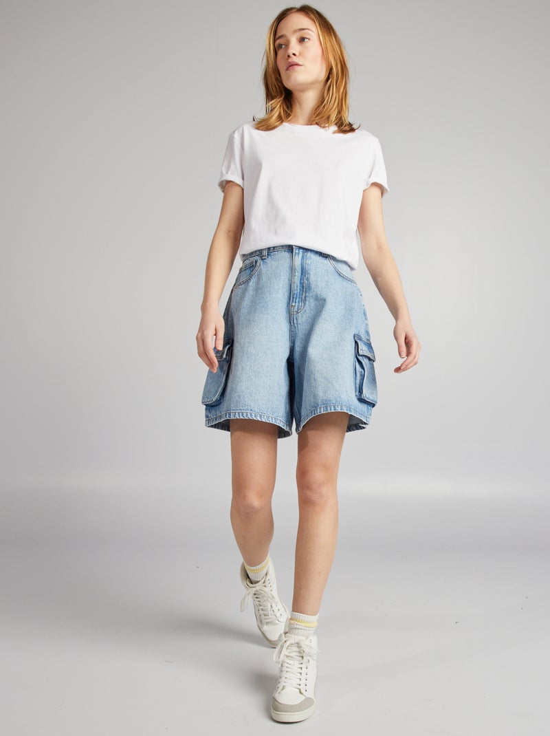 Bermudas de ganga AZUL - Kiabi
