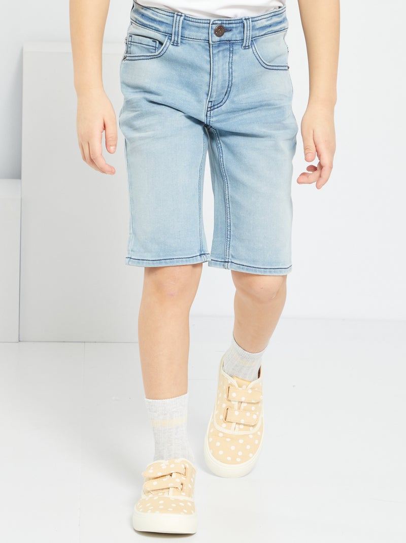 Bermudas de ganga Azul - Kiabi