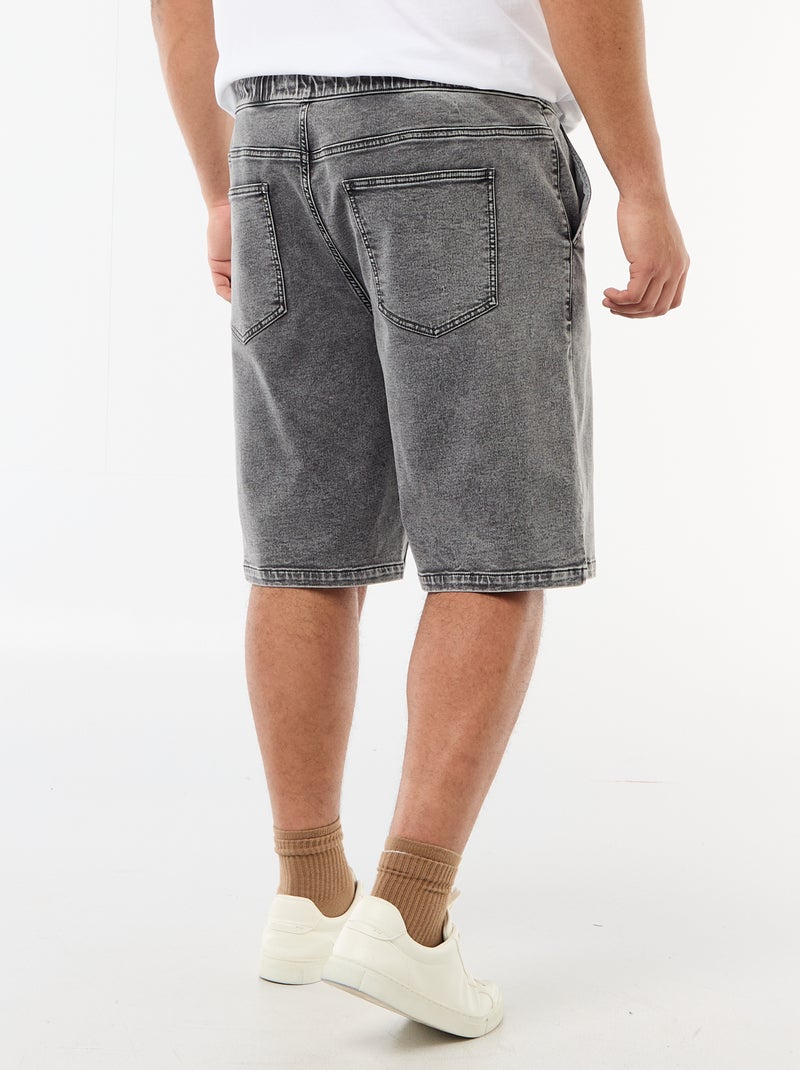 Bermudas de ganga Cinza - Kiabi